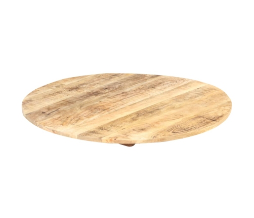 Superficie de mesa redonda madera maciza de mango 15-16 mm 70cm