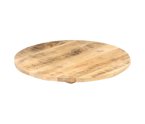 Superficie de mesa redonda madera maciza de mango 25-27 mm 40cm