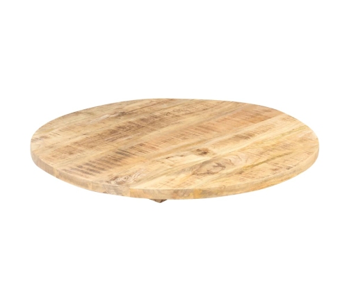 Superficie de mesa redonda madera maciza de mango 25-27 mm 40cm