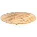 Superficie de mesa redonda madera maciza de mango 25-27 mm 40cm