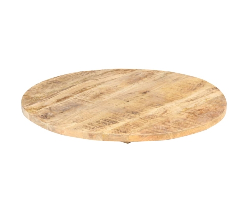 Superficie de mesa redonda madera maciza de mango 25-27 mm 40cm