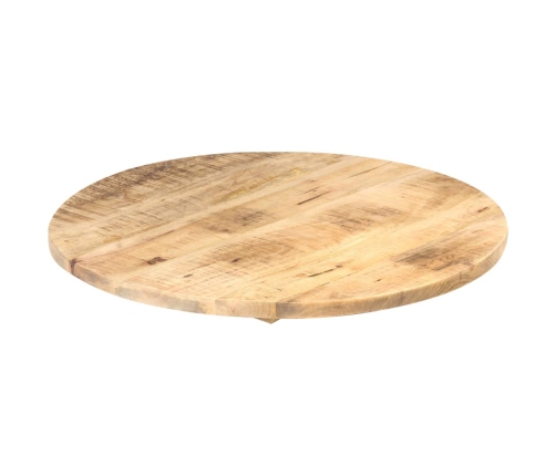 Superficie de mesa redonda madera maciza de mango 25-27 mm 40cm