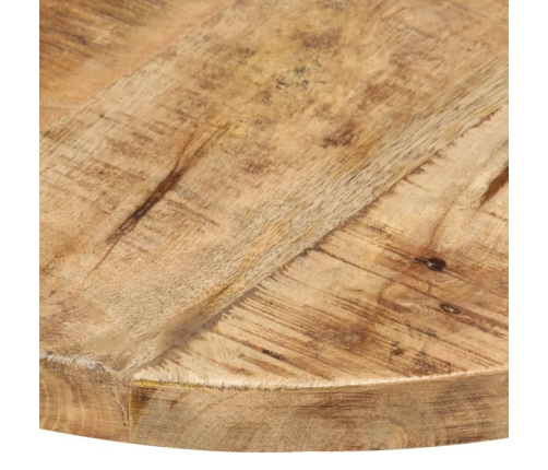 Superficie de mesa redonda madera maciza de mango 25-27 mm 50cm