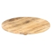 Superficie de mesa redonda madera maciza de mango 25-27 mm 50cm