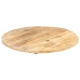 Superficie de mesa redonda madera maciza de mango 25-27 mm 50cm