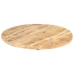 Superficie de mesa redonda madera maciza de mango 25-27 mm 50cm