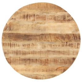 Superficie de mesa redonda madera maciza de mango 25-27 mm 60cm