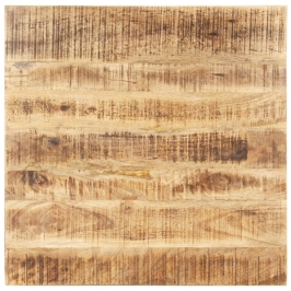 Superficie de mesa madera maciza de mango 15-16 mm 60x60 cm