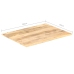 Superficie de mesa madera maciza de mango 15-16 mm 80x70 cm