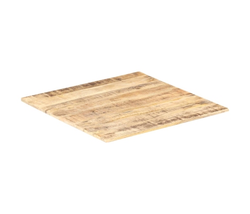 Superficie de mesa madera maciza de mango 15-16 mm 80x80 cm