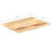 Superficie de mesa madera maciza de mango 25-27 mm 70x60 cm