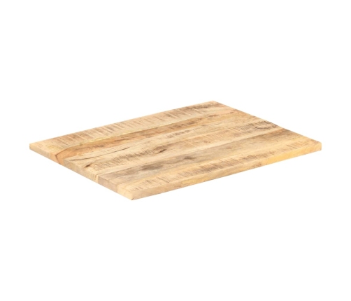 Superficie de mesa madera maciza de mango 25-27 mm 70x60 cm