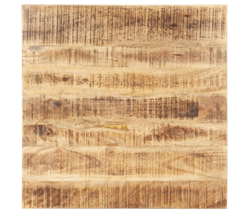 Superficie de mesa madera maciza de mango 25-27 mm 70x70 cm