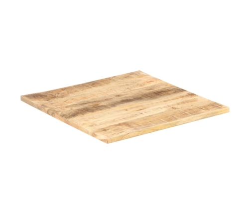 Superficie de mesa madera maciza de mango 25-27 mm 70x70 cm