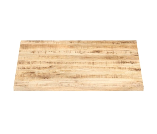 Superficie de mesa madera maciza de mango 25-27 mm 70x70 cm