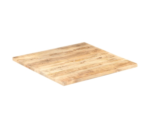 Superficie de mesa madera maciza de mango 25-27 mm 70x70 cm