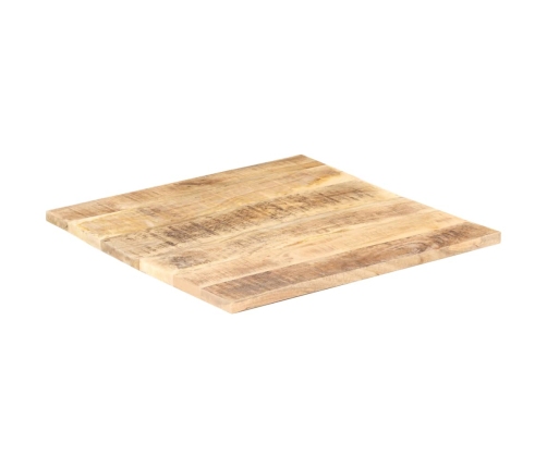 Superficie de mesa madera maciza de mango 25-27 mm 70x70 cm