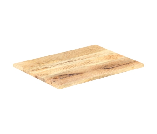 Superficie de mesa madera maciza de mango 25-27 mm 80x70 cm