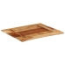 Tablero de mesa rectangular madera maciza 70x80 cm 15-16 mm