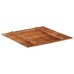 Tablero mesa cuadrada madera reciclada maciza 80x80 cm 15-16 mm