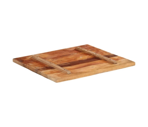 Tablero de mesa rectangular madera maciza 60x70 cm 25-27 mm