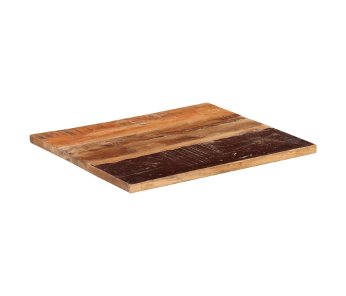 Tablero de mesa rectangular madera maciza 60x70 cm 25-27 mm