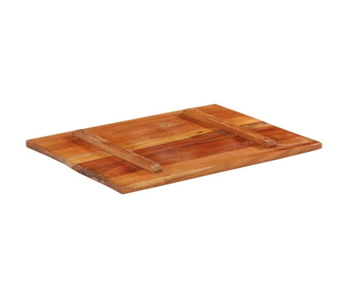 Tablero de mesa rectangular madera maciza 80x80 cm 25-27 mm