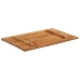 Tablero de mesa rectangular madera maciza 60x90 cm 25-27 mm