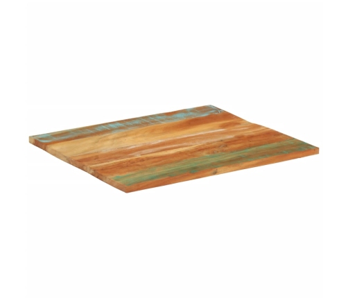 Tablero de mesa rectangular madera maciza 70x80 cm 25-27 mm