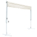 Toldo de pie independiente color crema 500x300 cm