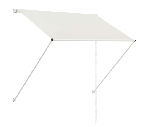 Toldo retráctil crema 100x150 cm