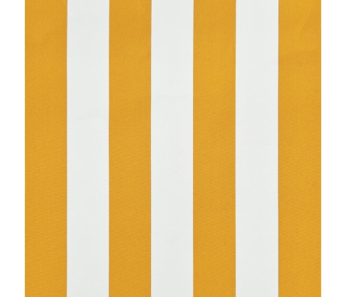 Toldo retráctil con LED amarillo y blanco 300x150 cm
