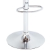 Taburete de cocina cuero sintético blanco