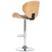 Taburete de cocina de tela color gris taupe