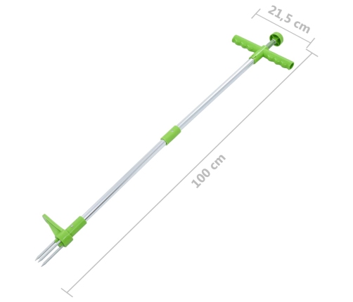 Herramienta para quitar malas hierbas aluminio 100 cm