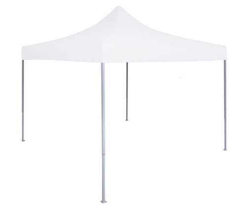 Carpa plegable profesional acero blanco 3x3 m