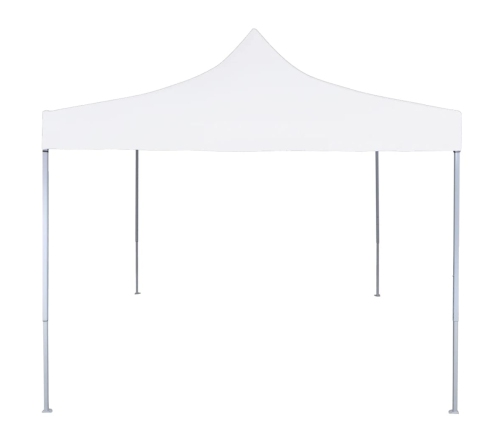 Carpa plegable profesional acero blanco 3x3 m