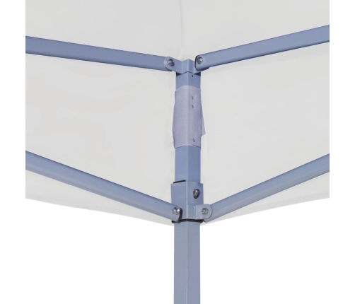 Carpa plegable profesional acero blanco 3x3 m