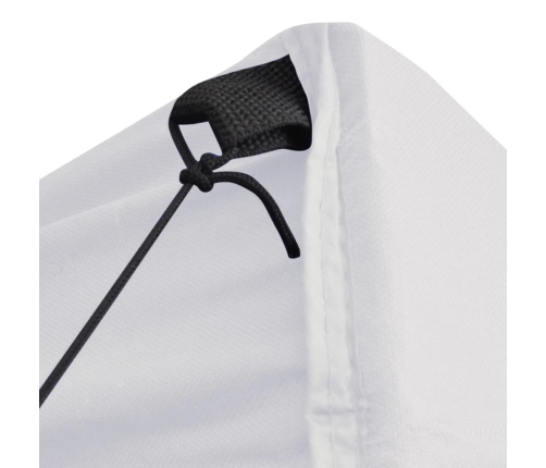 Carpa plegable profesional con 4 paredes acero blanco 3x3 m