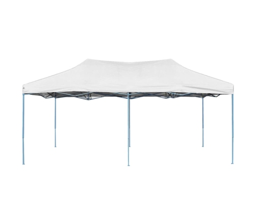 Carpa plegable profesional acero blanco 3x6 m