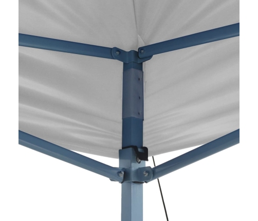 Carpa plegable profesional acero blanco 3x6 m