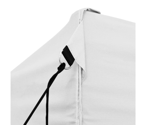 Carpa plegable profesional acero blanco 3x6 m