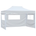 Carpa plegable para celebraciones con 4 paredes blanco 3x4,5 m