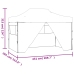 Carpa plegable para celebraciones con 4 paredes blanco 3x4,5 m