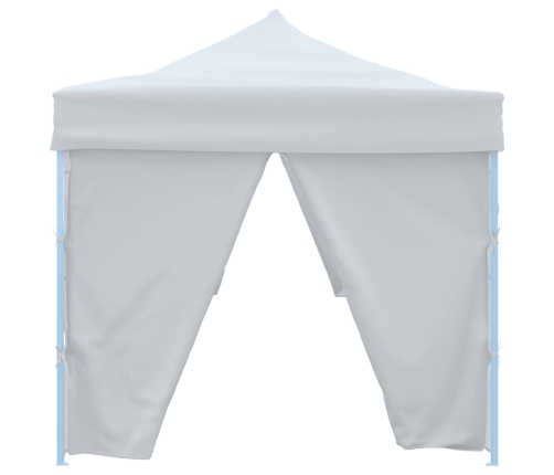 Carpa de fiestas pop-up plegable con 8 paredes blanco 3x9 m