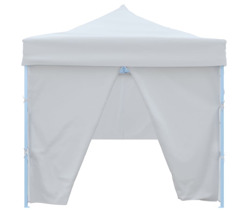 Carpa de fiestas pop-up plegable con 8 paredes blanco 3x9 m