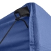 Carpa plegable profesional con 4 paredes acero azul 2x2 m