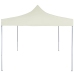 Carpa plegable profesional acero color crema 2x2 m