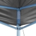 Carpa plegable profesional 2 paredes acero gris antracita 2x2 m