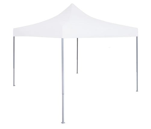 Carpa plegable profesional acero blanco 2x2 m